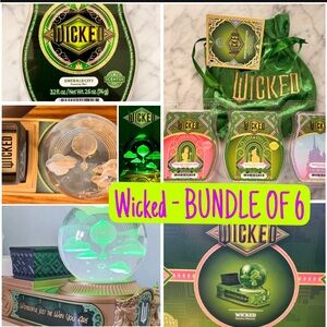 New Scentsy Wicked Bundle - NIB Wicked Warmer + 4 New Wicked Wax Bars